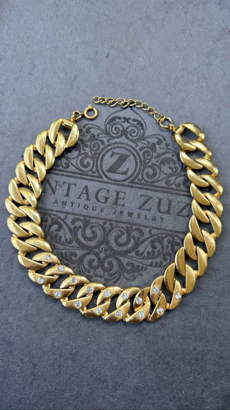 VİNTAGE choker kolye