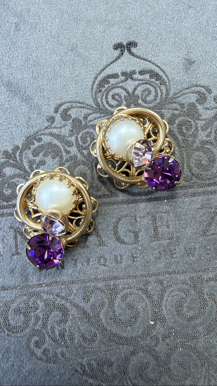 VİNTAGE VİYANA KRİSTAL KÜPE