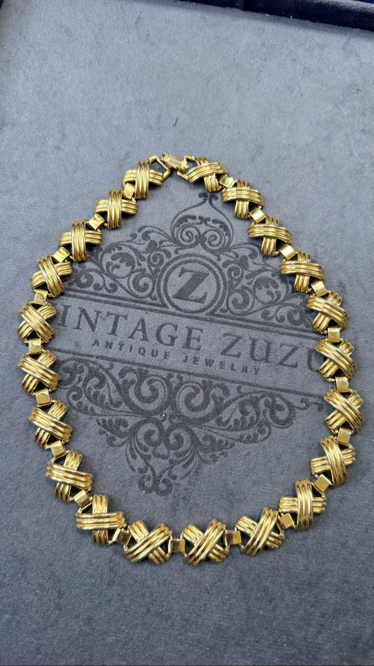 VİNTAGE gold kolye