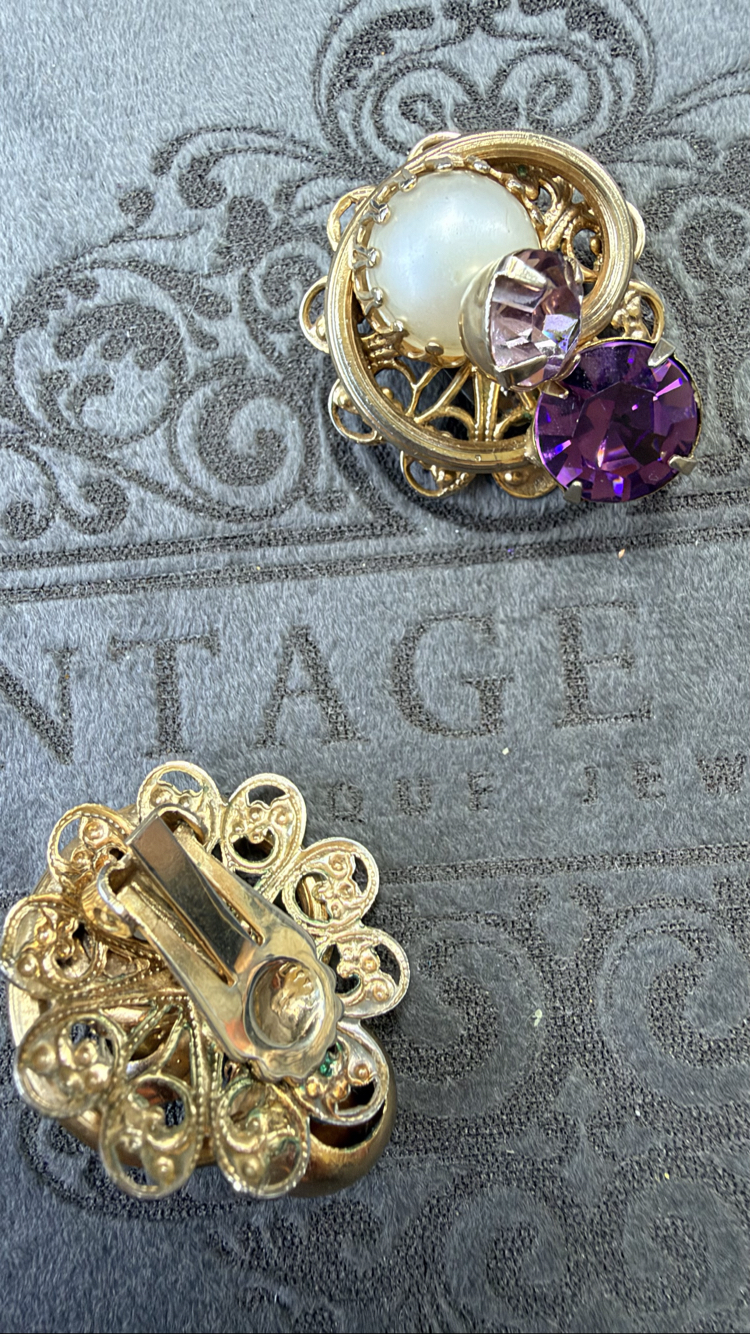 VİNTAGE VİYANA KRİSTAL KÜPE