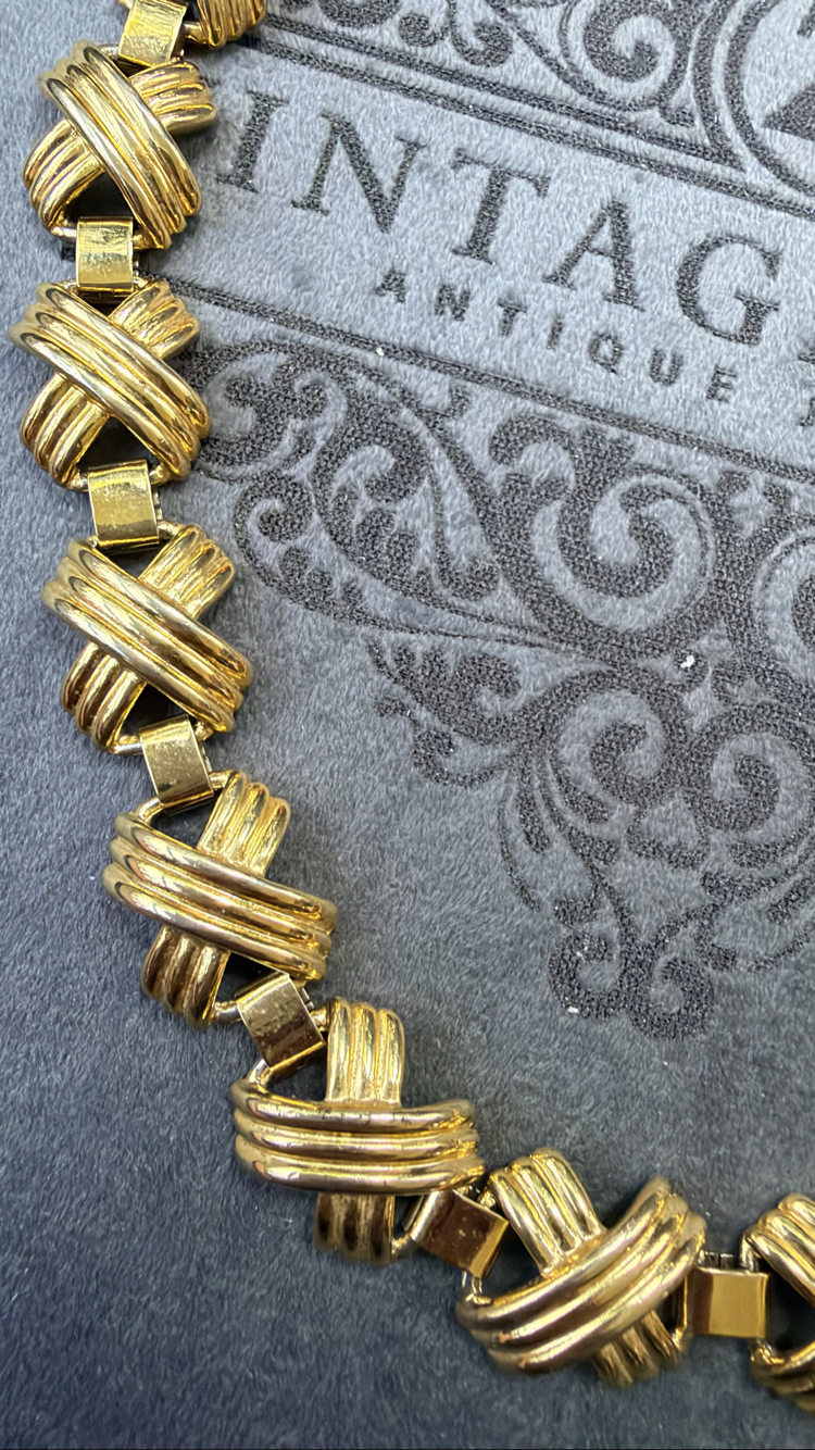 VİNTAGE gold kolye