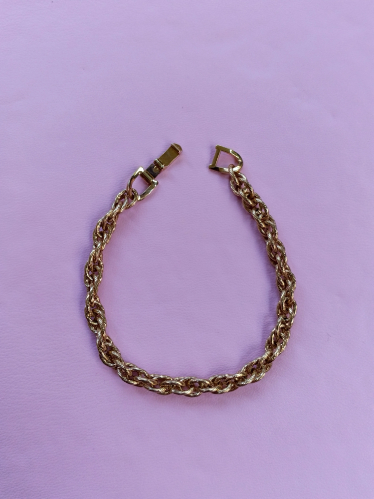 Vintage gold zincir bileklik