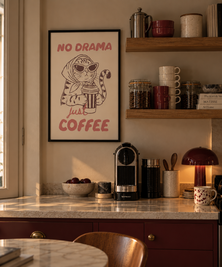 NO DRAMA, JUST COFFEE