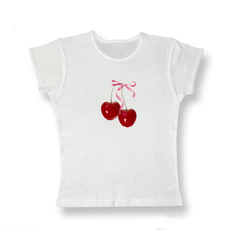cherry - baby tee