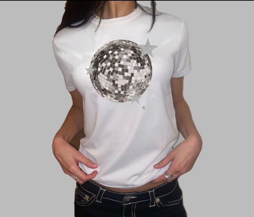 Disco topu tişört 