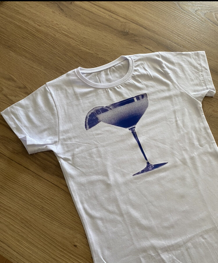 Martini baby tee