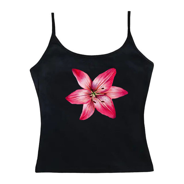 Kırmızı çiçek - Tank top