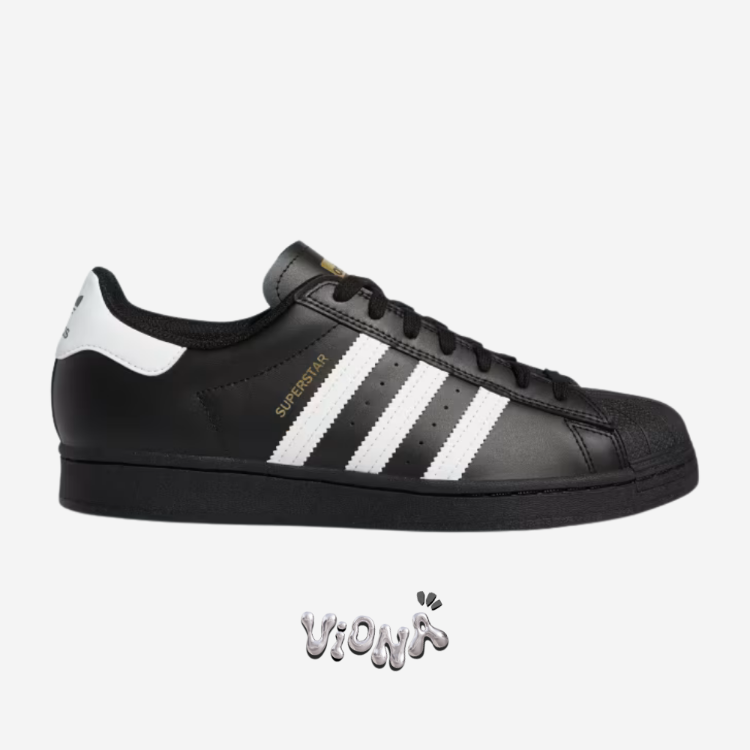 Adidas Superstar Black White