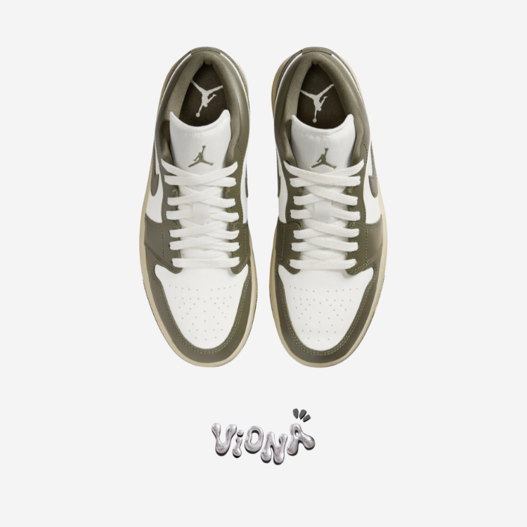 Nike Air Jordan 1 Low Khaki Green