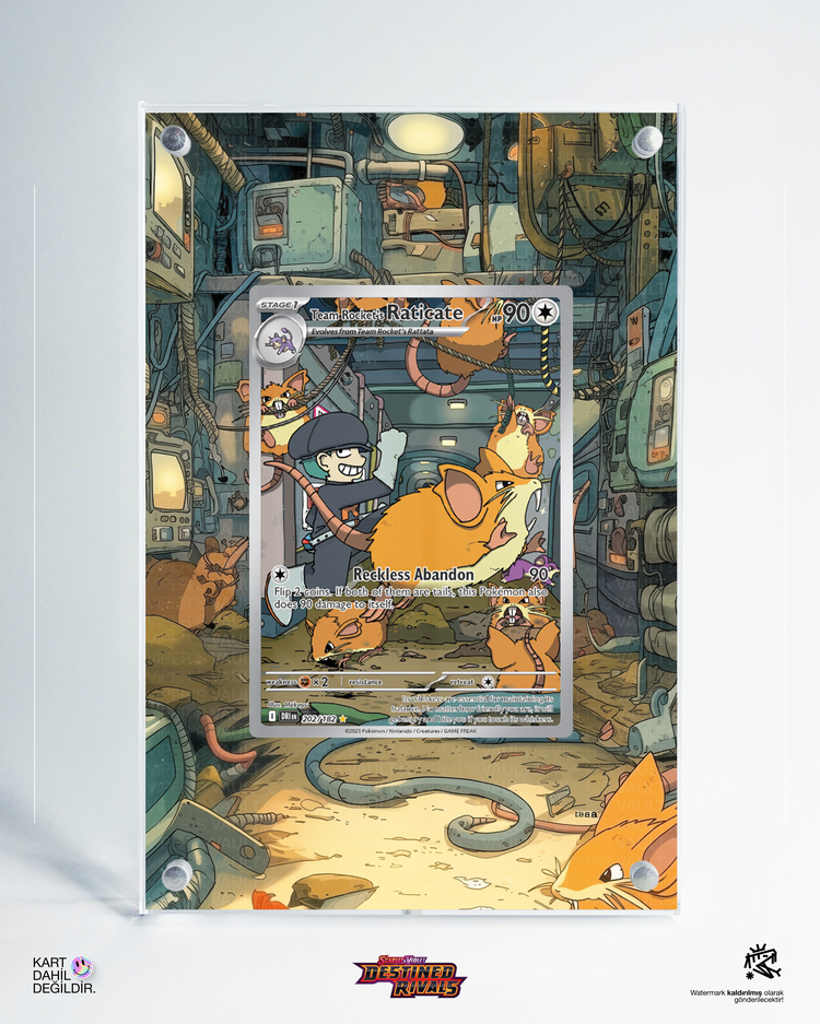 Raticate - Destined Rivals - Extended Art Display