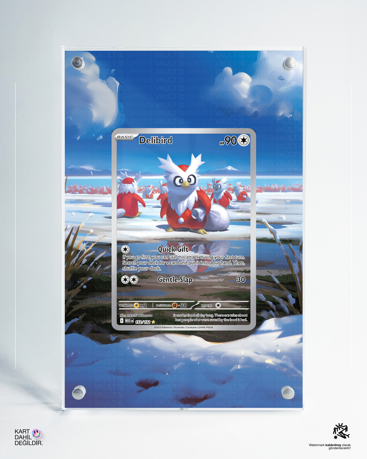 Delibird - Mega Evolution - Extended Art Display