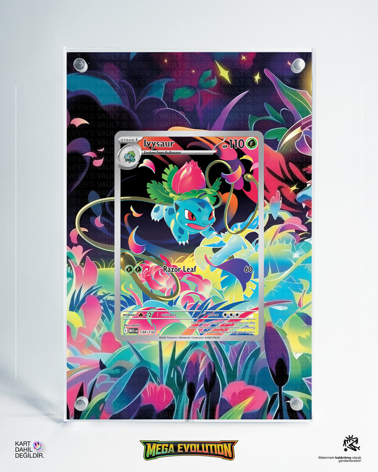 Ivysaur - Mega Evolution - Extended Art Display