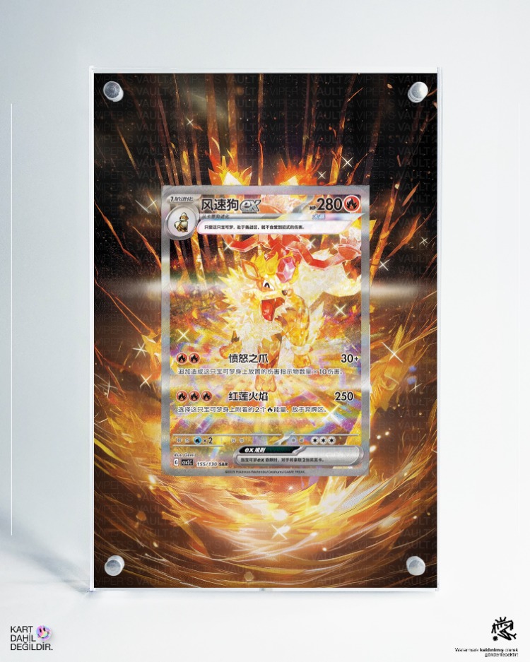 Arcanine Chinese Exclusive - Extended Art Display