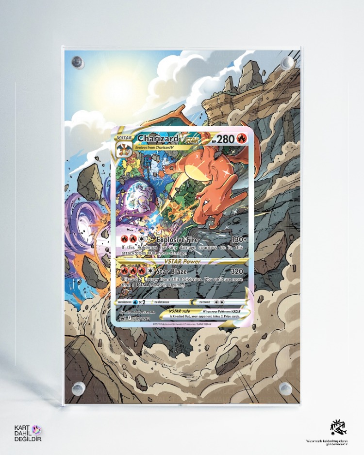 Charizard VSTAR - Extended Art Display