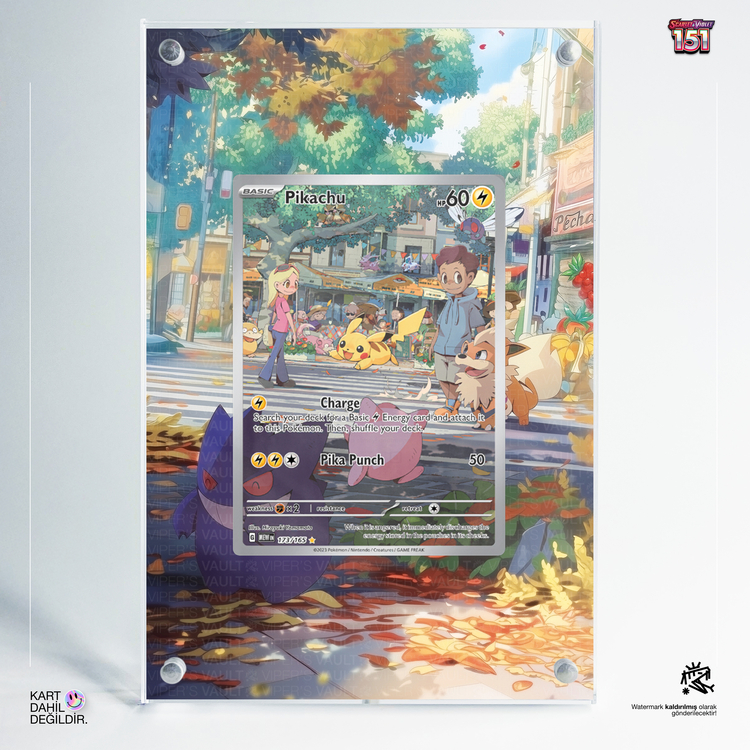 Pikachu - 151 - Extended Art Display
