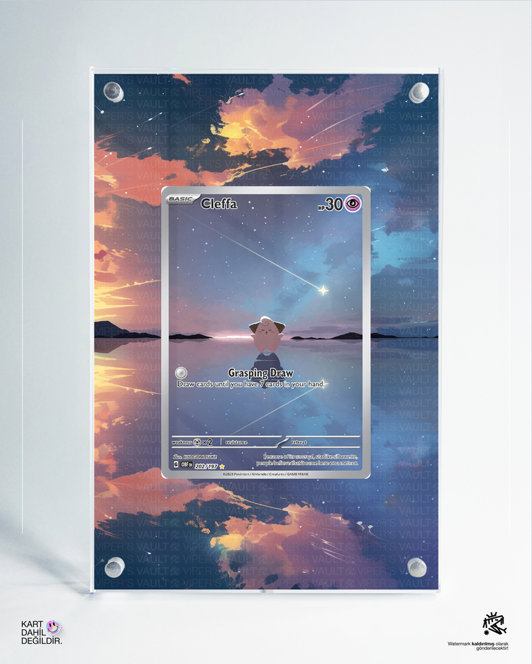 Cleffa - Obsidian Flames - Extended Art Display
