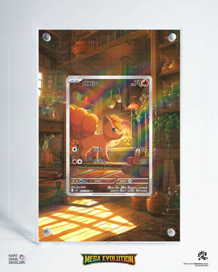 Vulpix - Mega Evolution - Extended Art Display