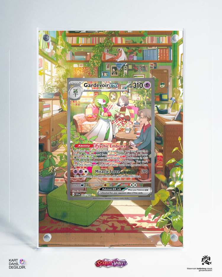 Gardevoir ex - Scarlet & Violet - Extended Art Display