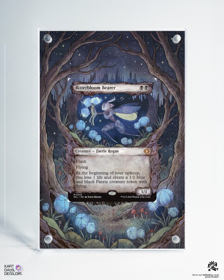 Bitterbloom Bearer - MTG - Extended Art Display