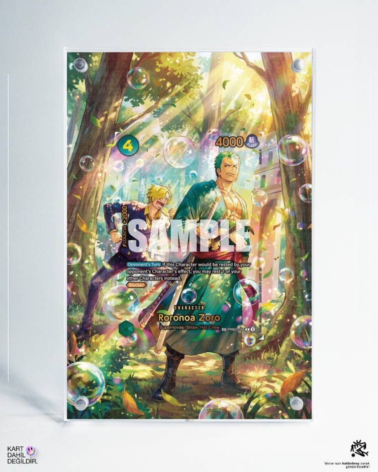 Roronoa Zoro OP - Extended Art Display