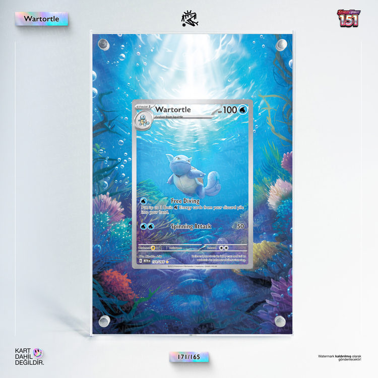 Wartortle 151 - Extended Art Display