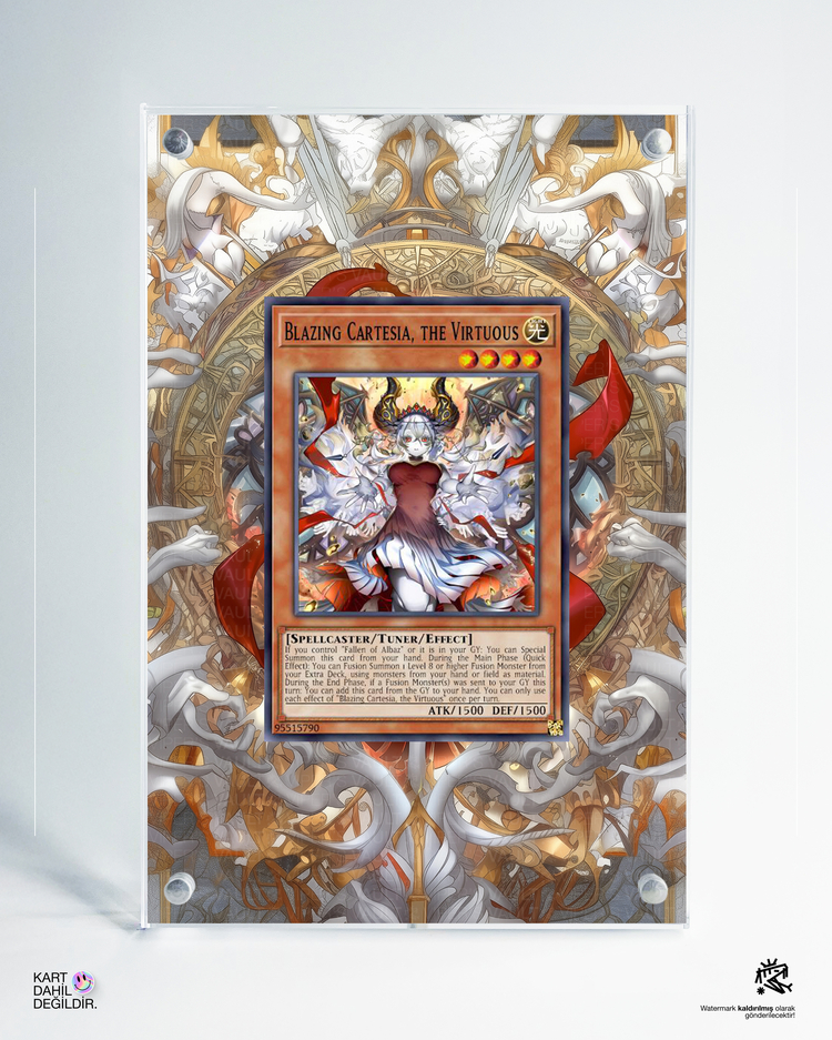Blazing Cartesia, The Virtuous - Yu-Gi-Oh - Extended Art Display