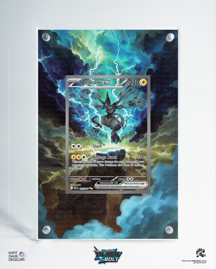 Zekrom ex - Black Bolt - Extended Art Display
