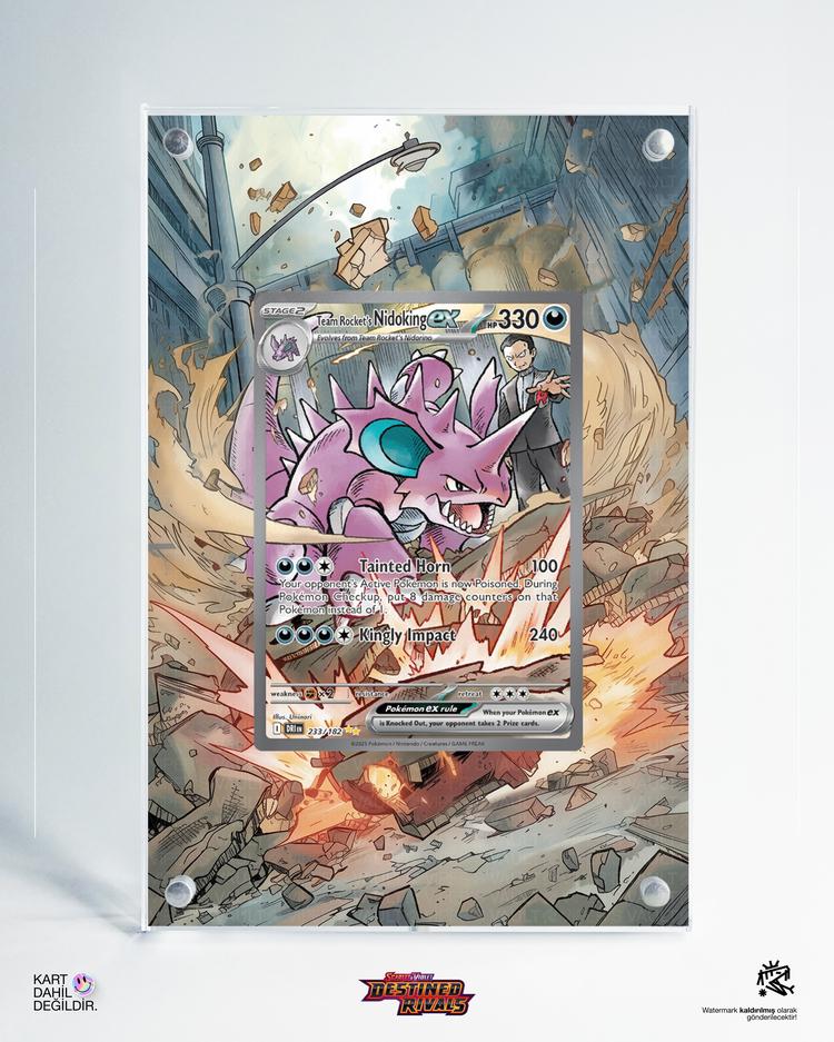Nidoking - Destined Rivals - Extended Art Display