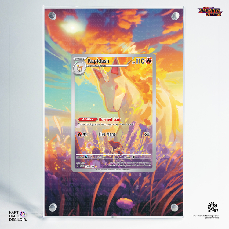 Rapidash - Destined Rivals - Extended Art Display
