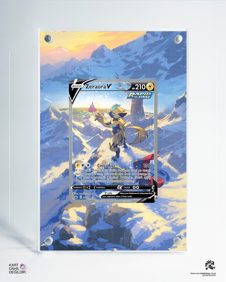 Zeraora V - Chilling Reign - Extended Art Display