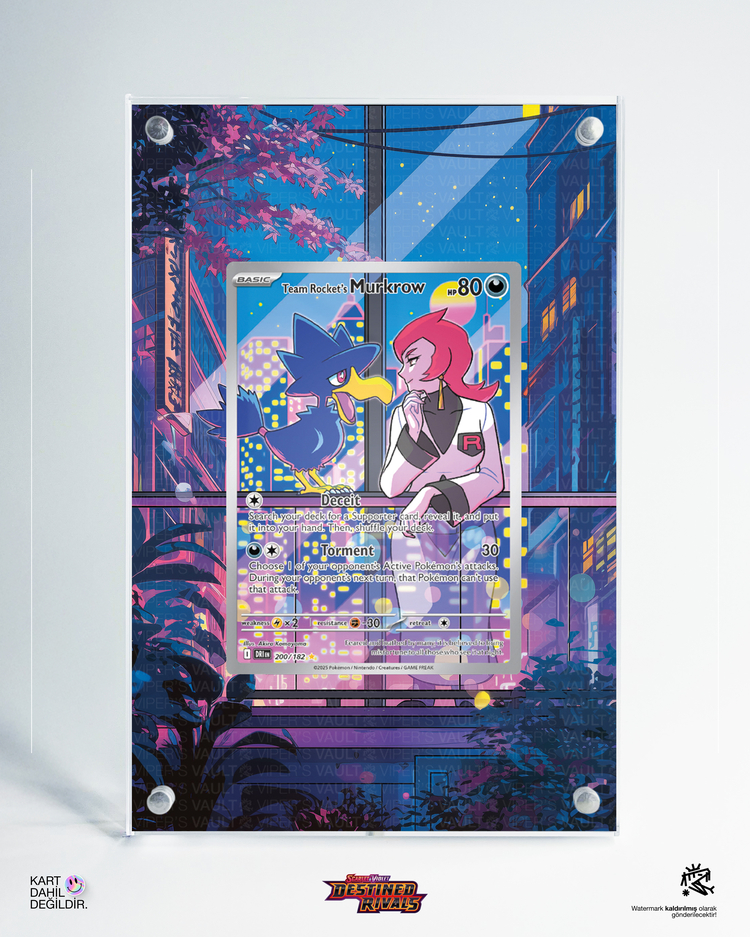 Murkrow - Destined Rivals - Extended Art Display