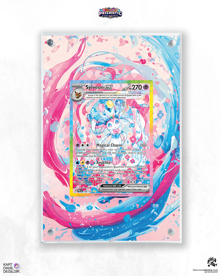 Sylveon ex Prismatic Evolutions - Extended Art Display