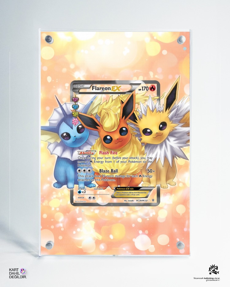 Flareon ex - Generations - Extended Art Display