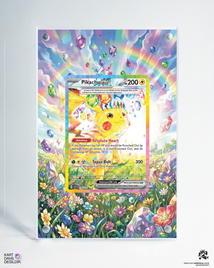 Pikachu ex Terra - Surging Sparks - Extended Art Display