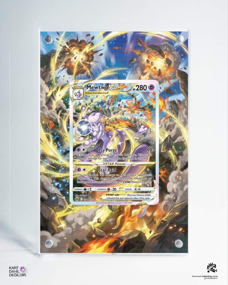 Mewtwo VSTAR - Crown Zenith - Extended Art Display