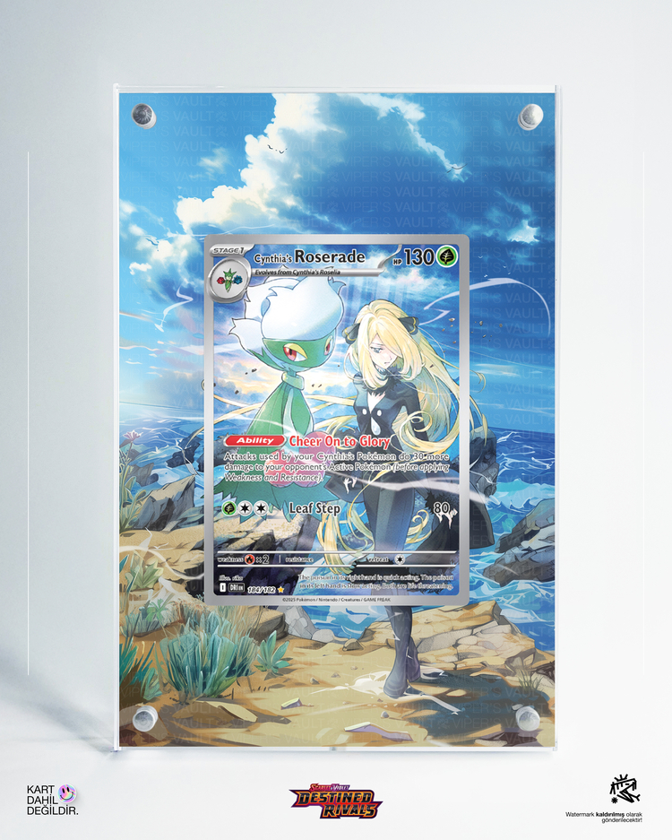 Cynthia's Roserade - Destined Rivals - Extended Art Display