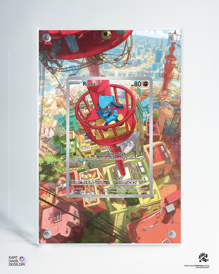 Riolu - Mega Evolution - Extended Art Display