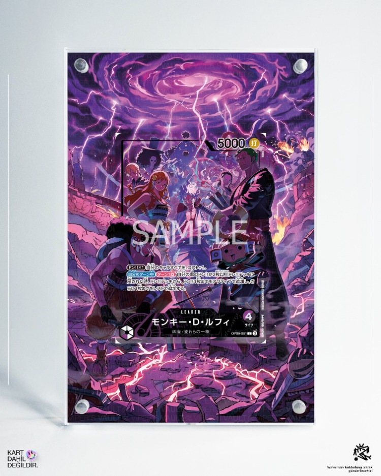 Monkey D. Luffy - 2nd Anniversary - OP09-061 - Extended Art Display
