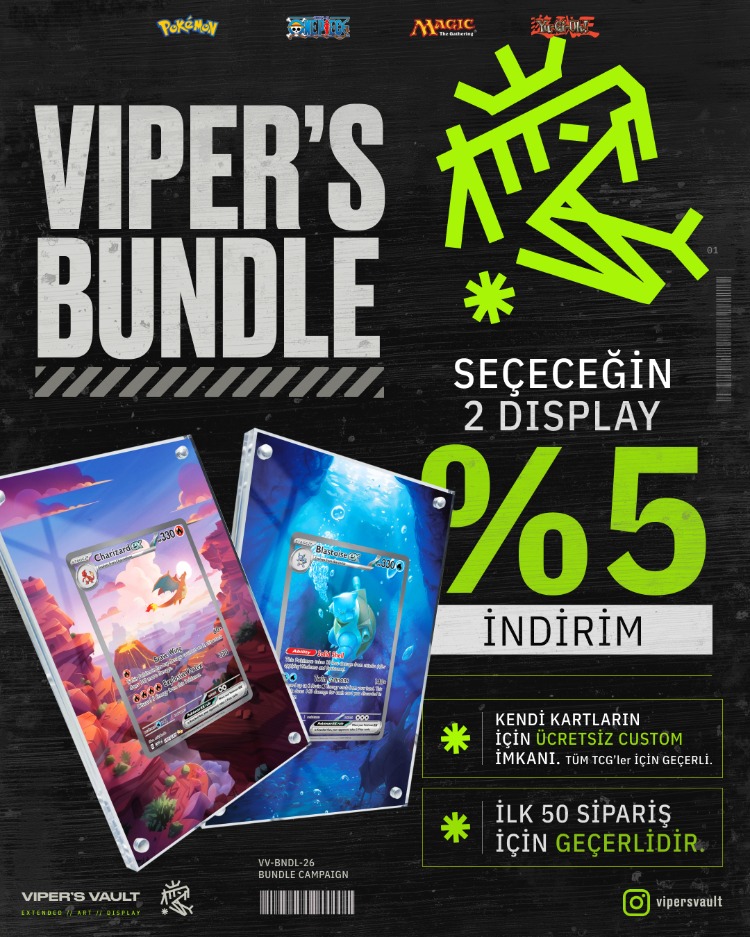 VIPER'S BUNDLE | %5 | SEÇECEĞİN 2 EXTENDED ART DISPLAY