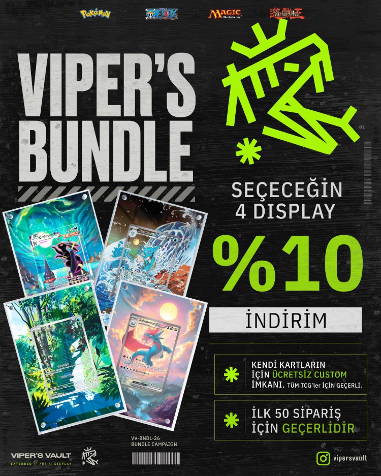 VIPER'S BUNDLE | %10 | SEÇECEĞİN 4 EXTENDED ART DISPLAY