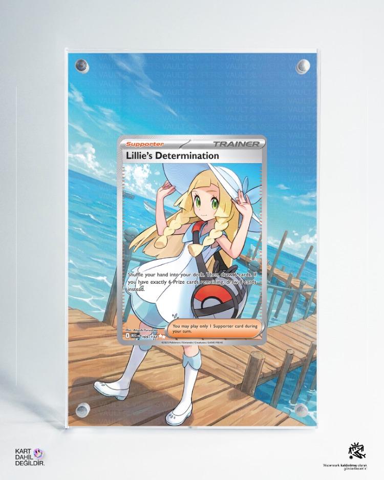 Lillie's Determination - Mega Evolutions - Extended Art Display