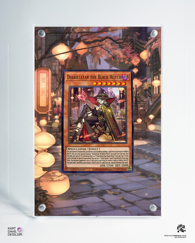Diabellstar the Black Witch - Yu-Gi-Oh - Extended Art Display