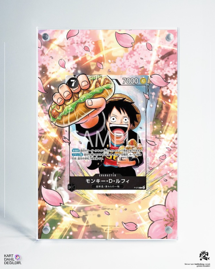 Monkey D. Luffy P-075 Strongest Three Brothers - Extended Art Display