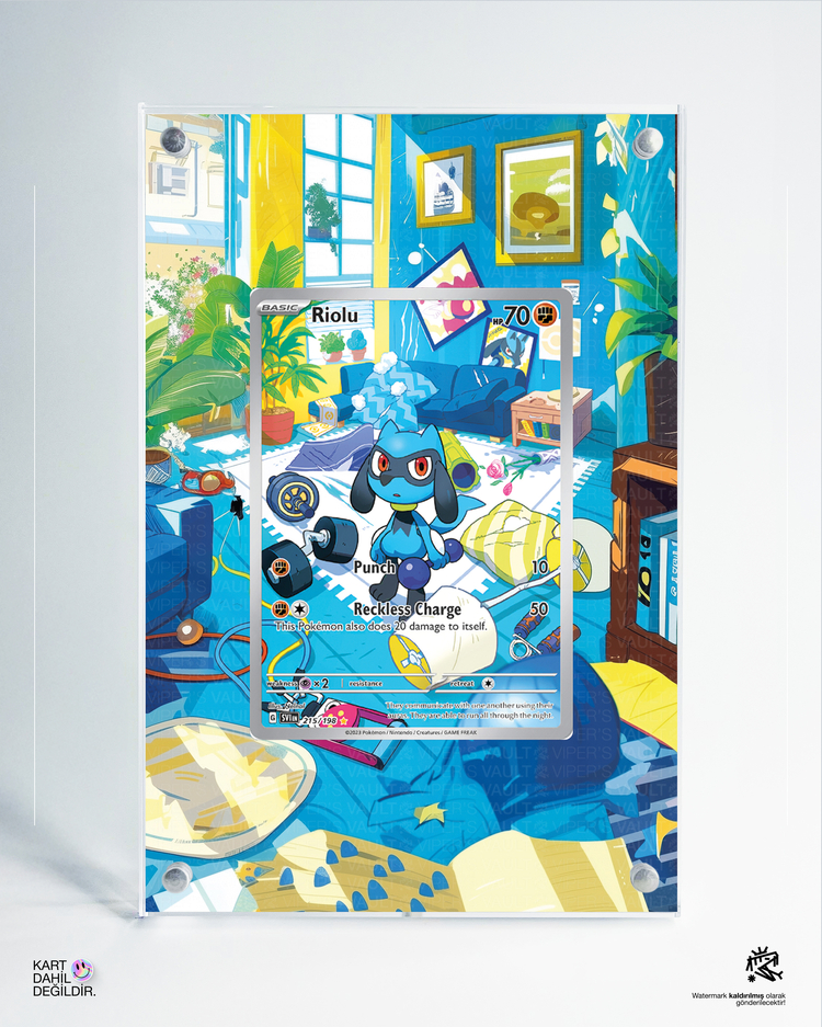 Riolu - Scarlet & Violet - Extended Art Display
