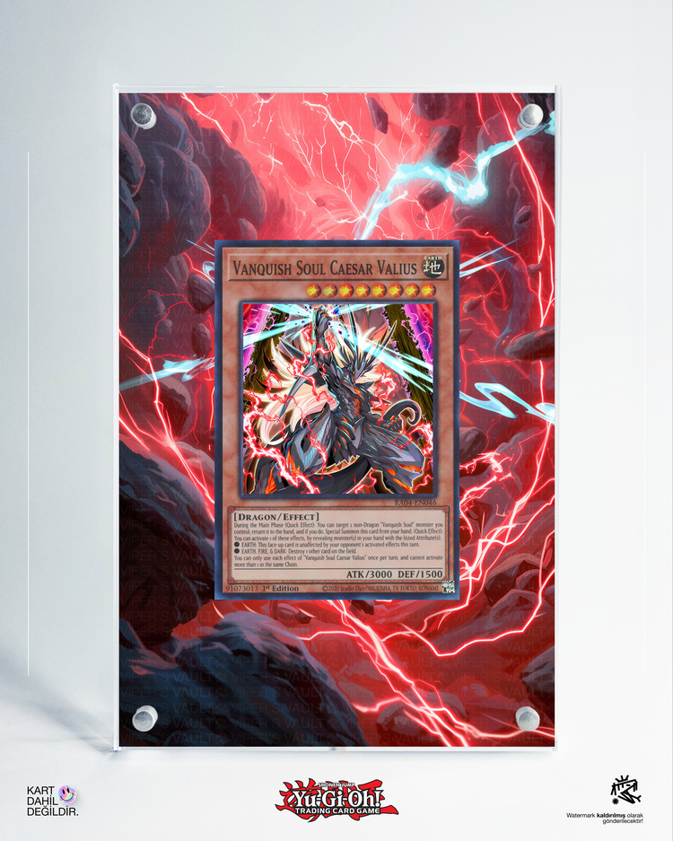 Vanquish Soul Caesar Valius - Yu-Gi-Oh! Extended Art Display