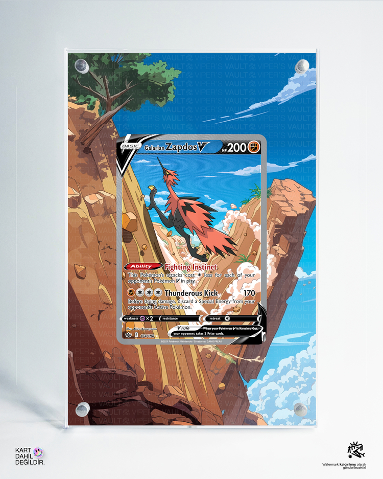 Zapdos - Chilling Reign - Extended Art Display