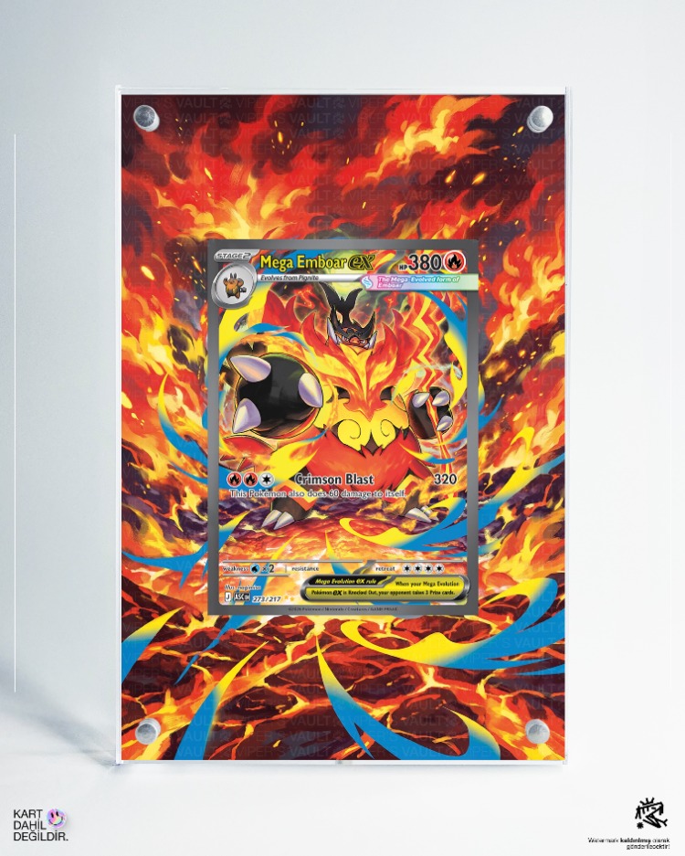 Mega Emboar - Ascended Heroes - Extended Art Display