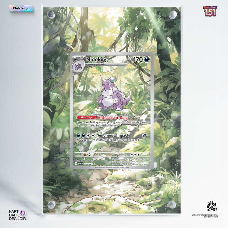 Nidoking 151 - Extended Art Display
