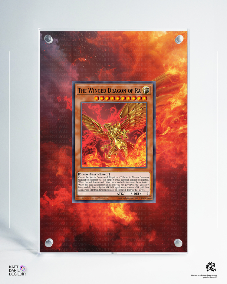 The Winged Dragon of RA - Yu-Gi-Oh - Extended Art Display
