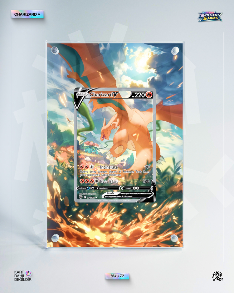 Charizard V – Extended Art Display